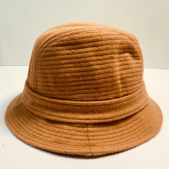 70s Unisex 100% Camel Hair Traveller Style Hat By Deerskin Trading Post - Picture 4 of 8